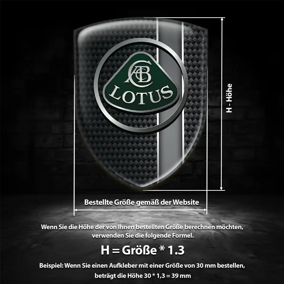Lotus Emblem Auto Markenedition