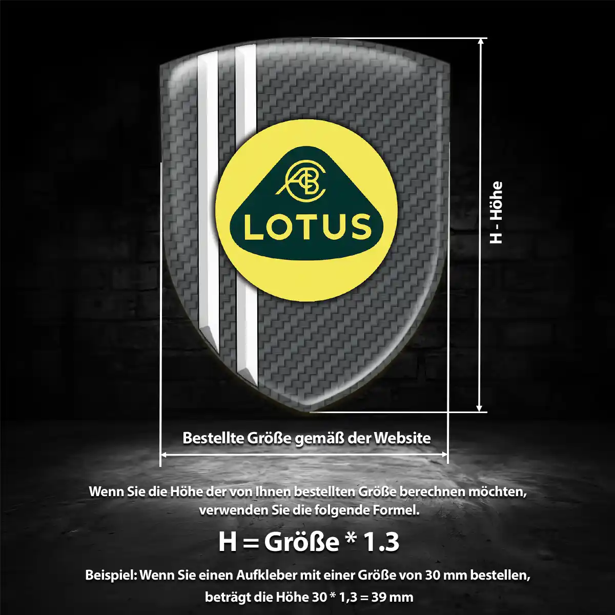 Lotus Emblem Auto Stilvolles Design