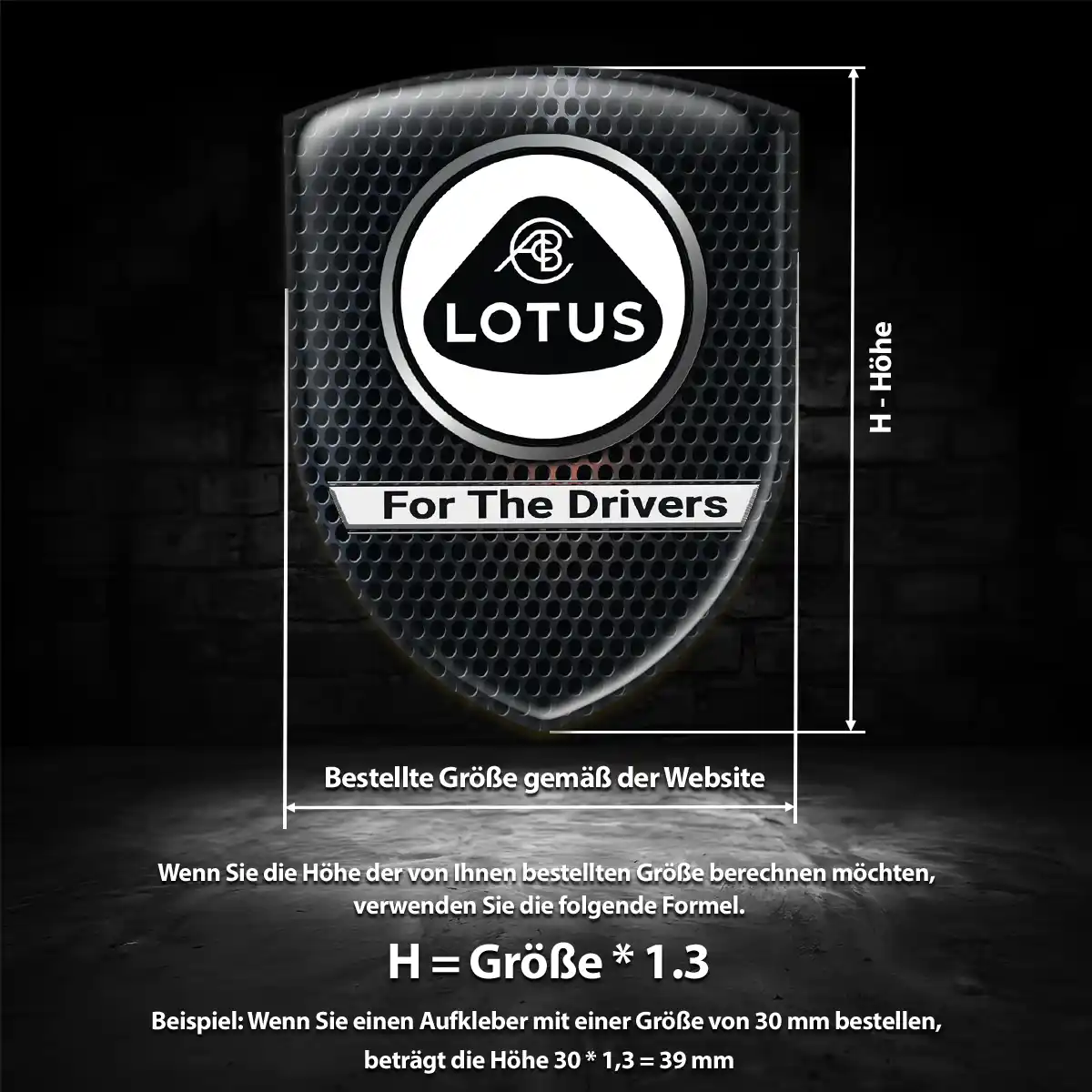 Lotus Emblem Erstklassige Qualität