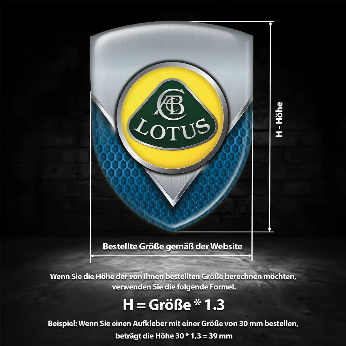 Lotus Emblem Hohe Qualität