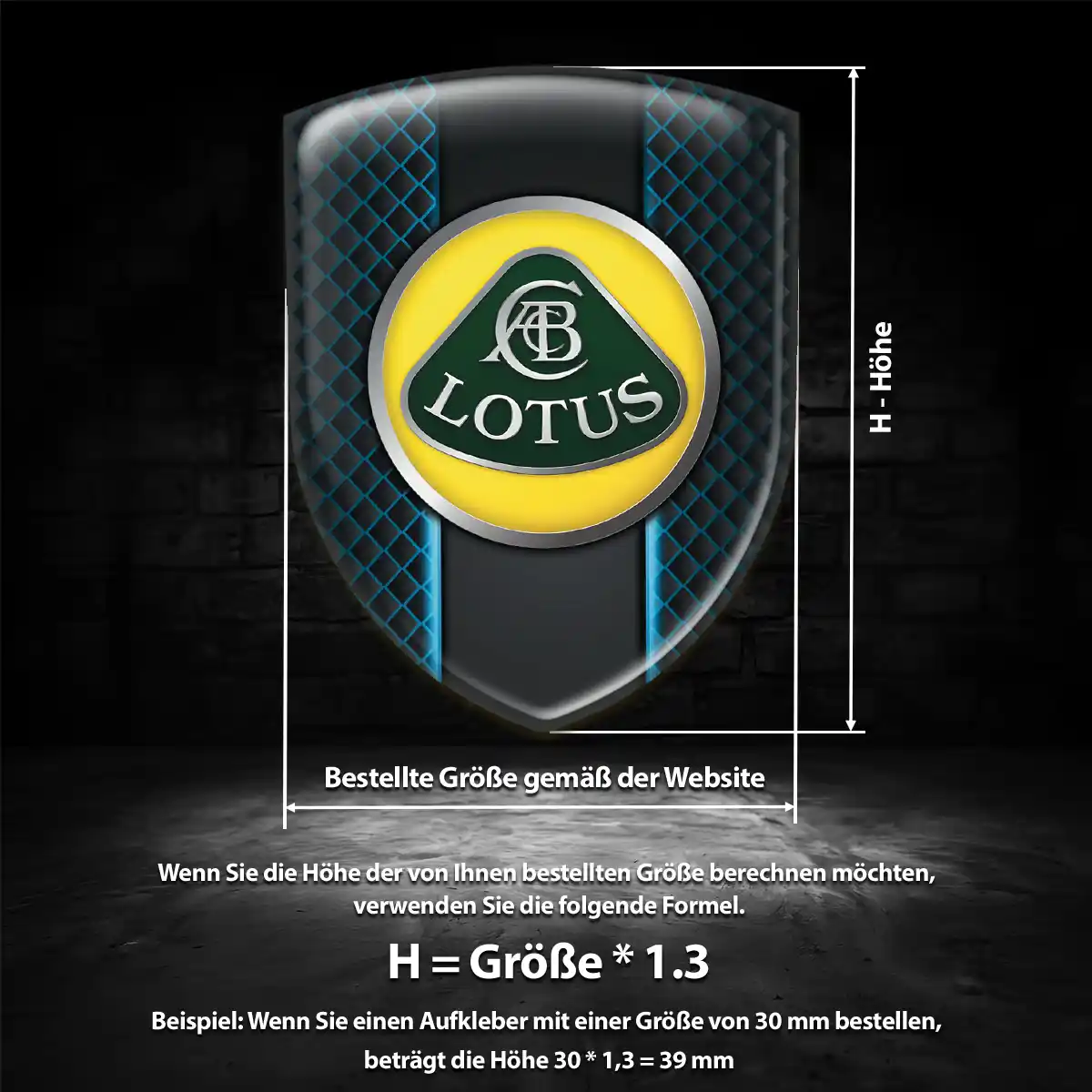 Lotus Emblem Wappen Anspruchsvolles Design