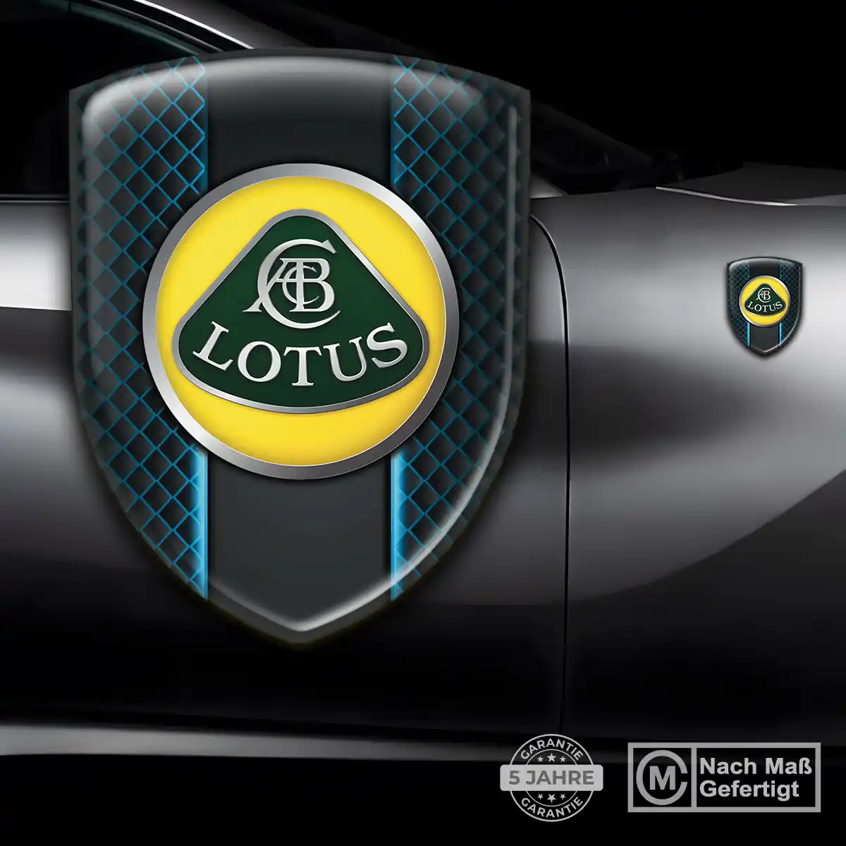 Lotus Emblem Wappen Anspruchsvolles Design