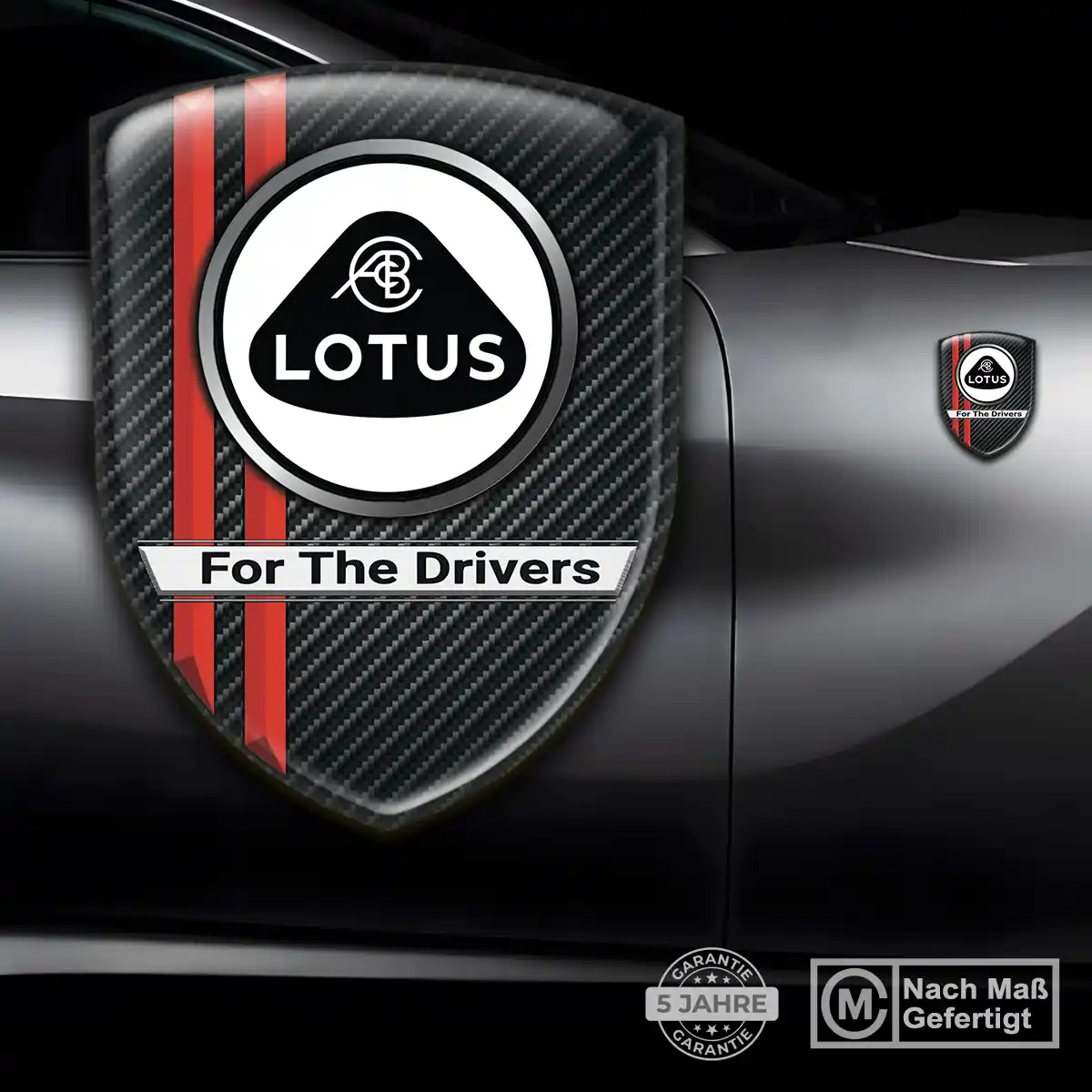 Lotus Emblem Wappen Aufkleber Anspruchsvolles Design