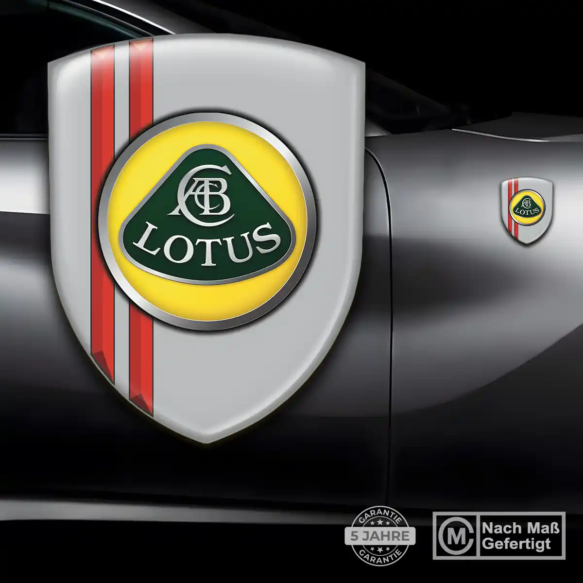 Lotus Emblem Wappen Aufkleber Auto Edles Design
