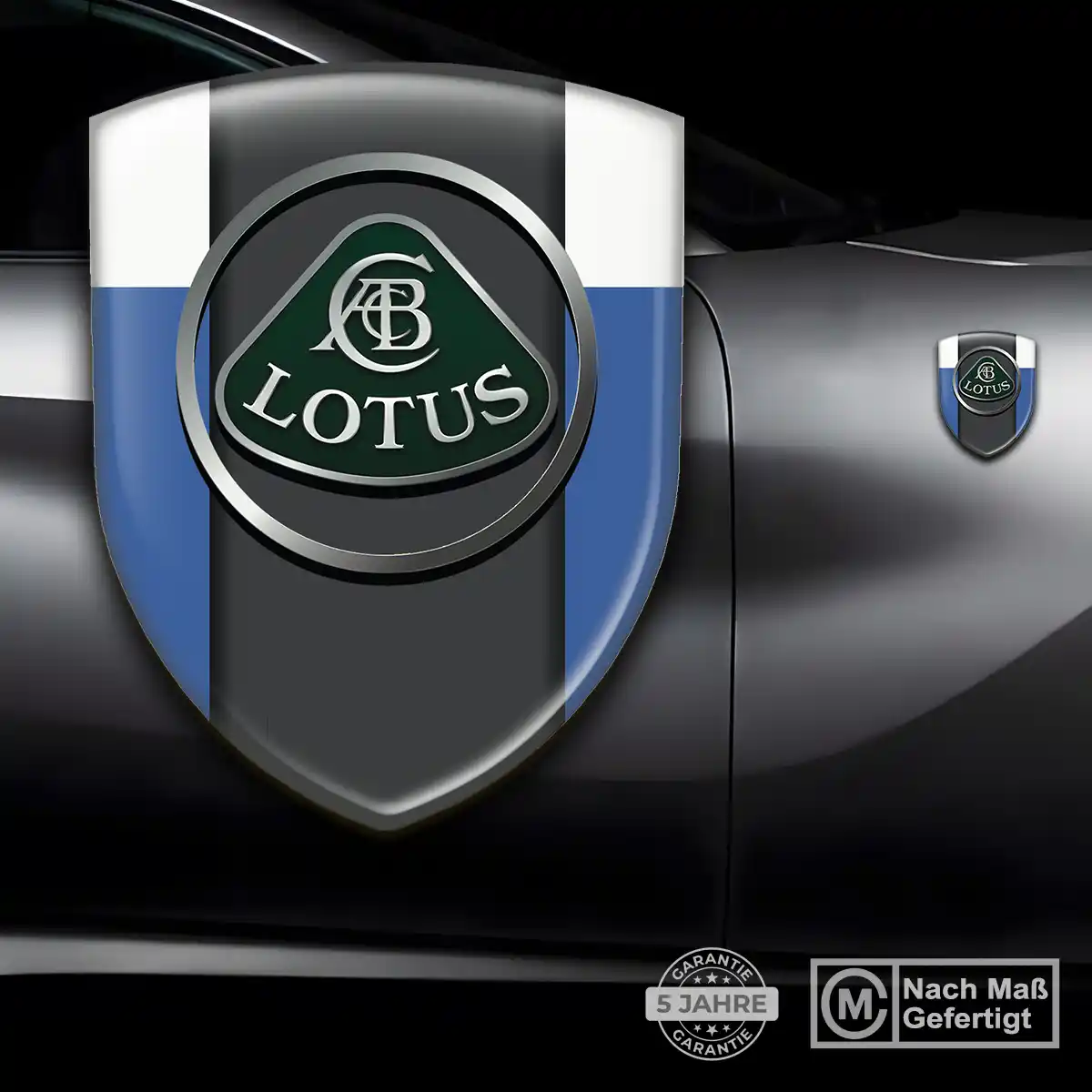Lotus Emblem Wappen Aufkleber Auto Hochwertiges Harz