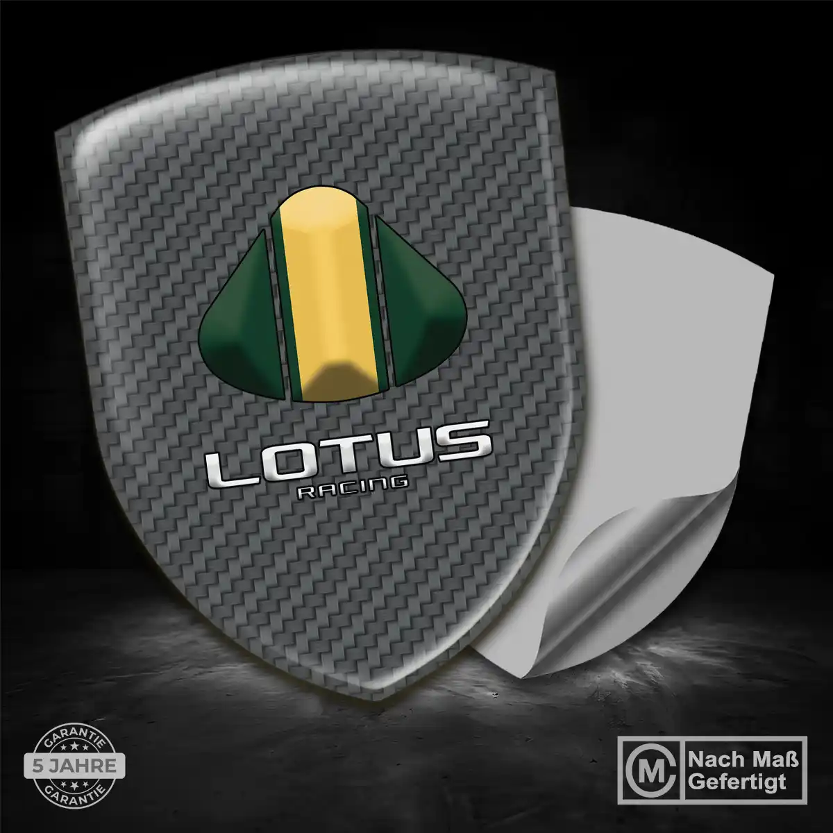 Lotus Emblem Wappen Aufkleber Auto Interieurdesign