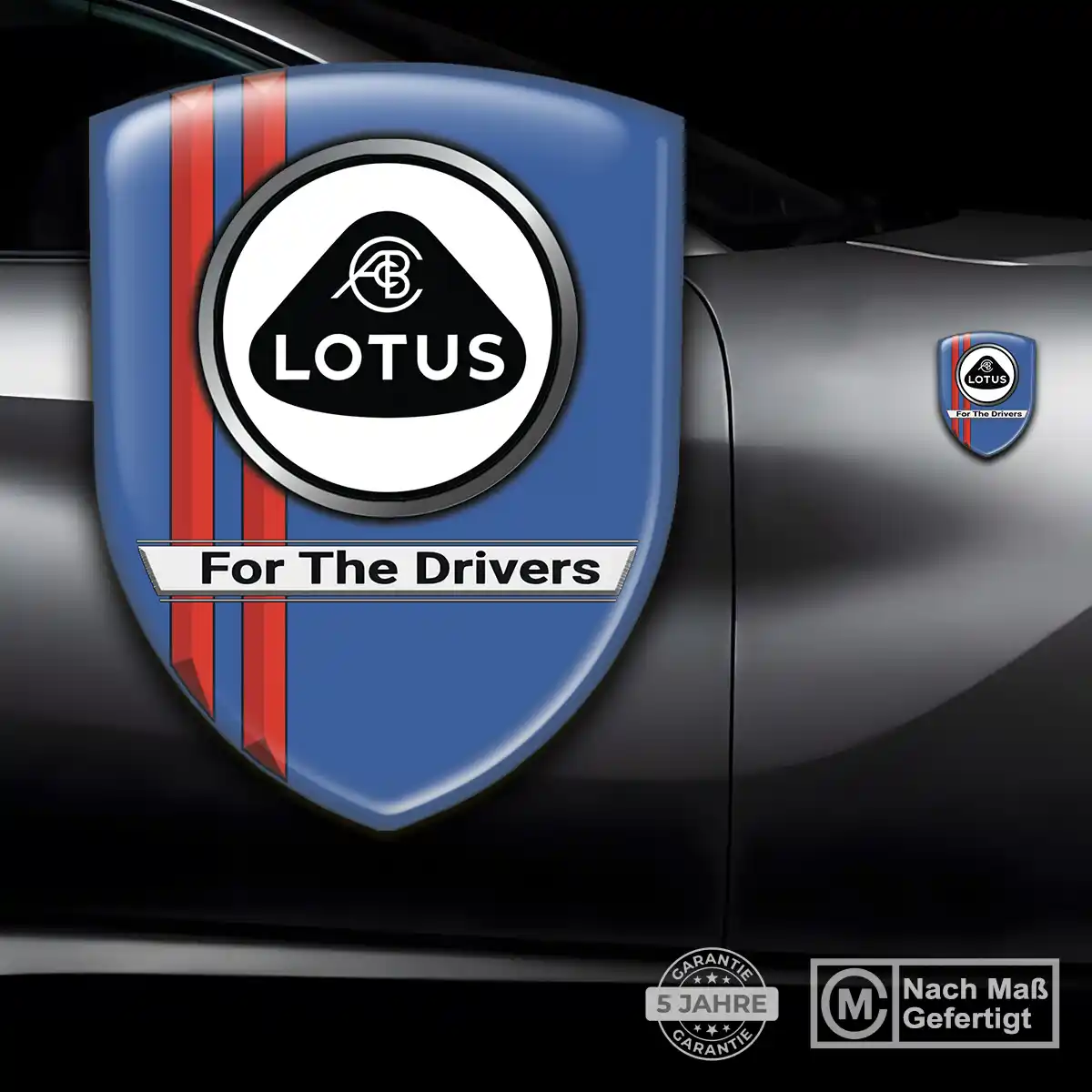 Lotus Emblem Wappen Aufkleber Auto Luxus-Edition