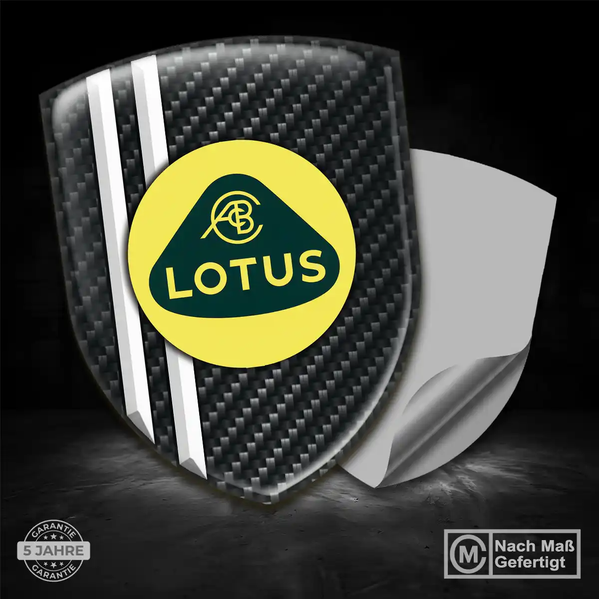Lotus Emblem Wappen Aufkleber Auto Markenedition