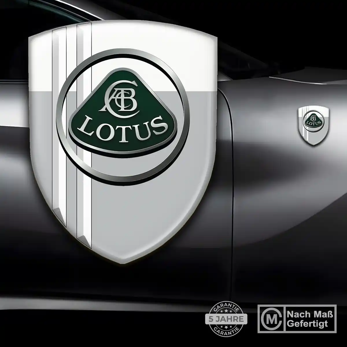 Lotus Emblem Wappen Aufkleber Auto Premiumqualität