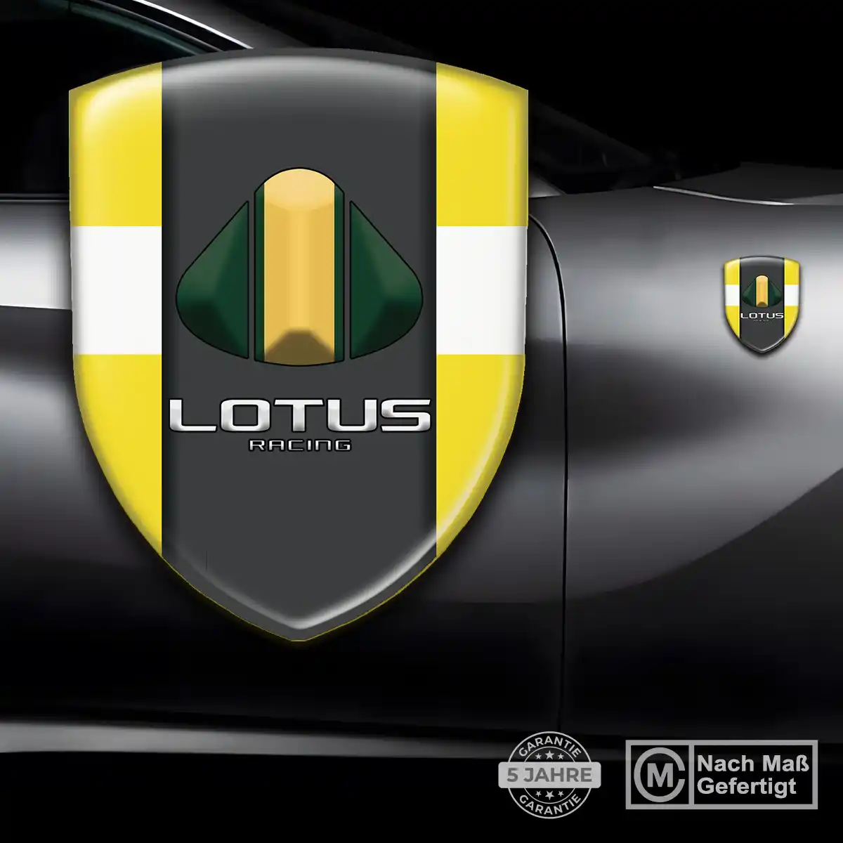 Lotus Emblem Wappen Aufkleber Exterieurdesign