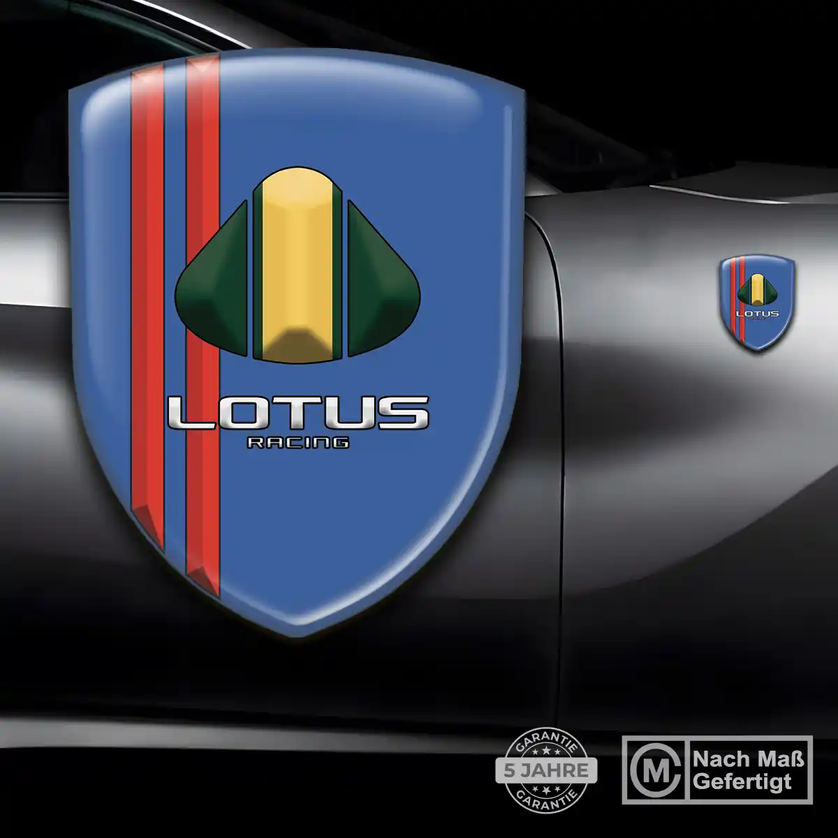 Lotus Emblem Wappen Aufkleber Interieurdesign