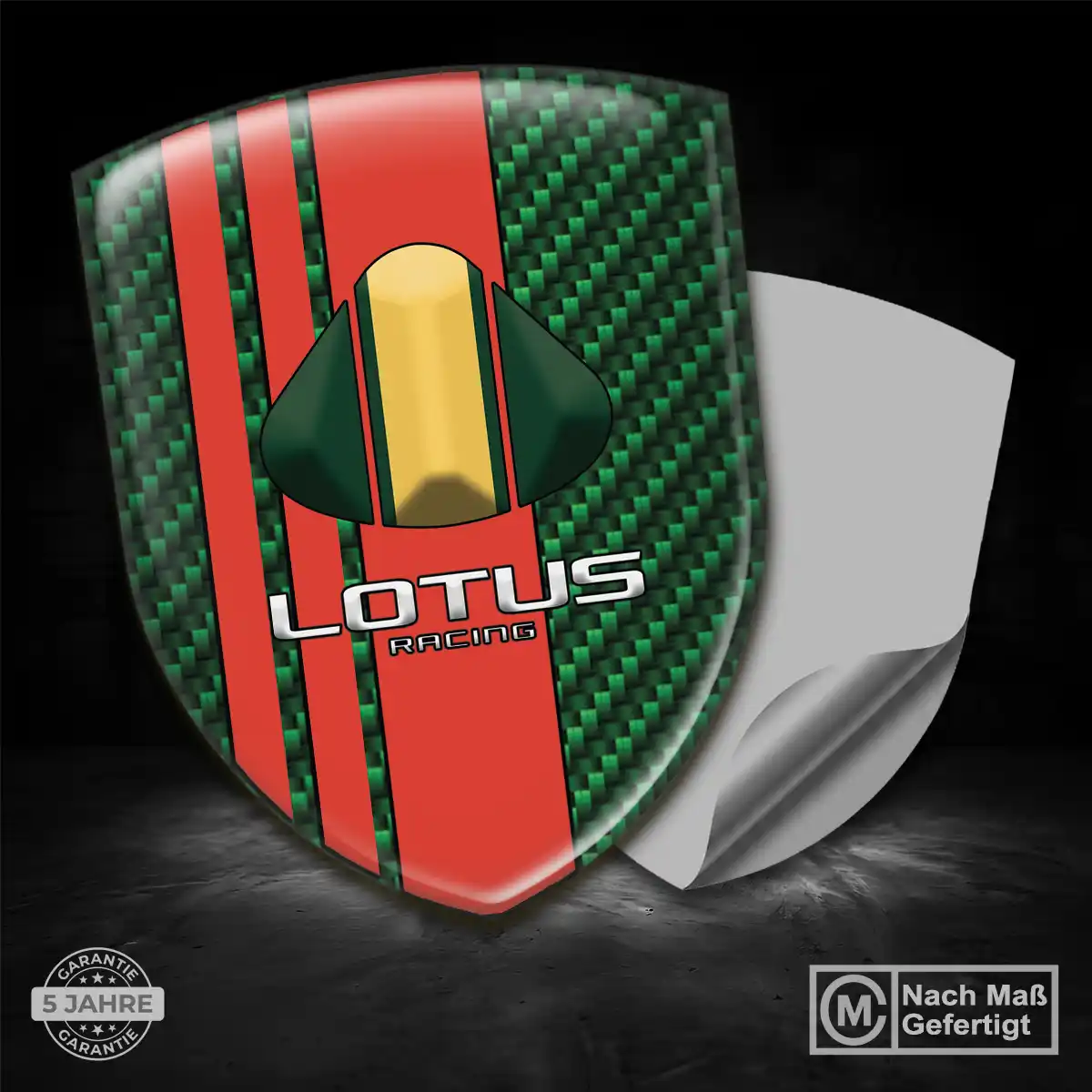 Lotus Emblem Wappen Aufkleber Premium-Edition