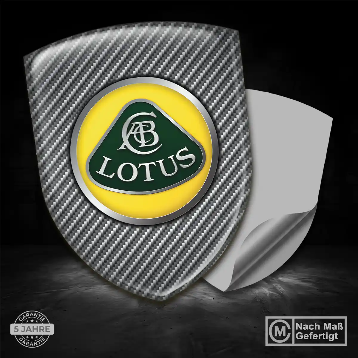 Lotus Emblem Wappen Aufkleber Premiumqualität