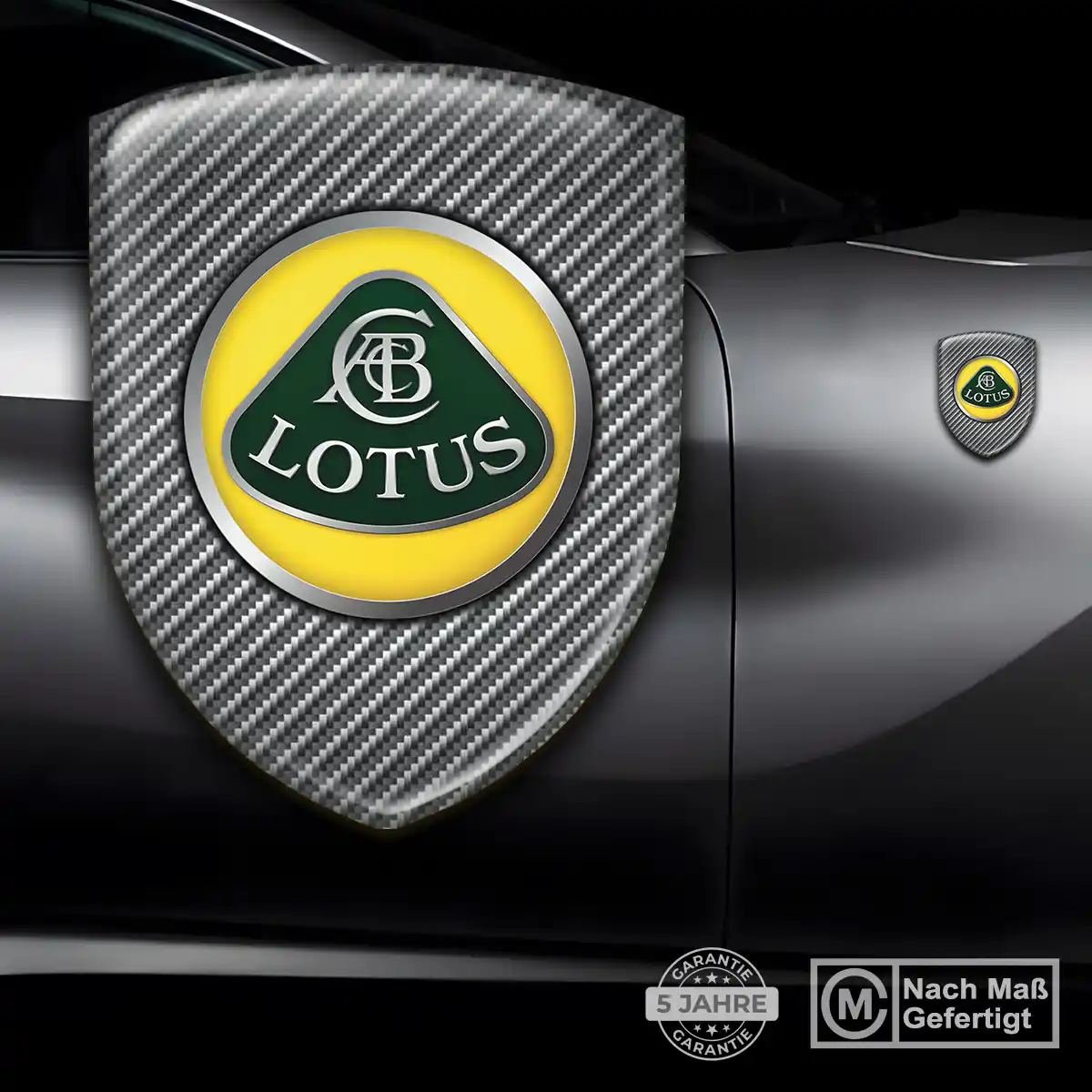 Lotus Emblem Wappen Aufkleber Premiumqualität
