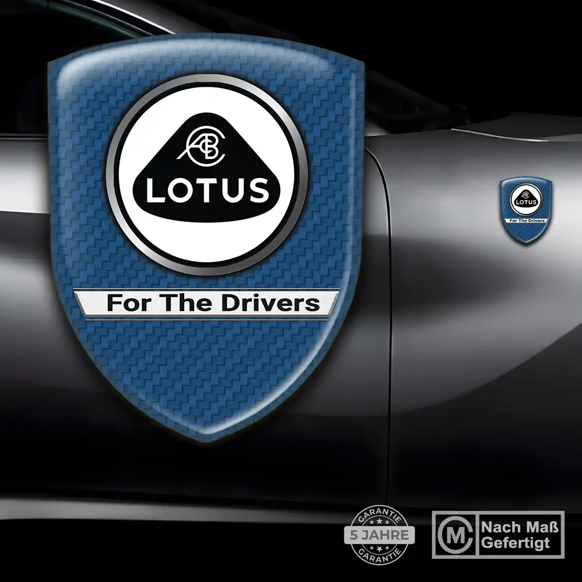 Lotus Emblem Wappen Aufkleber Tuningfahrzeug