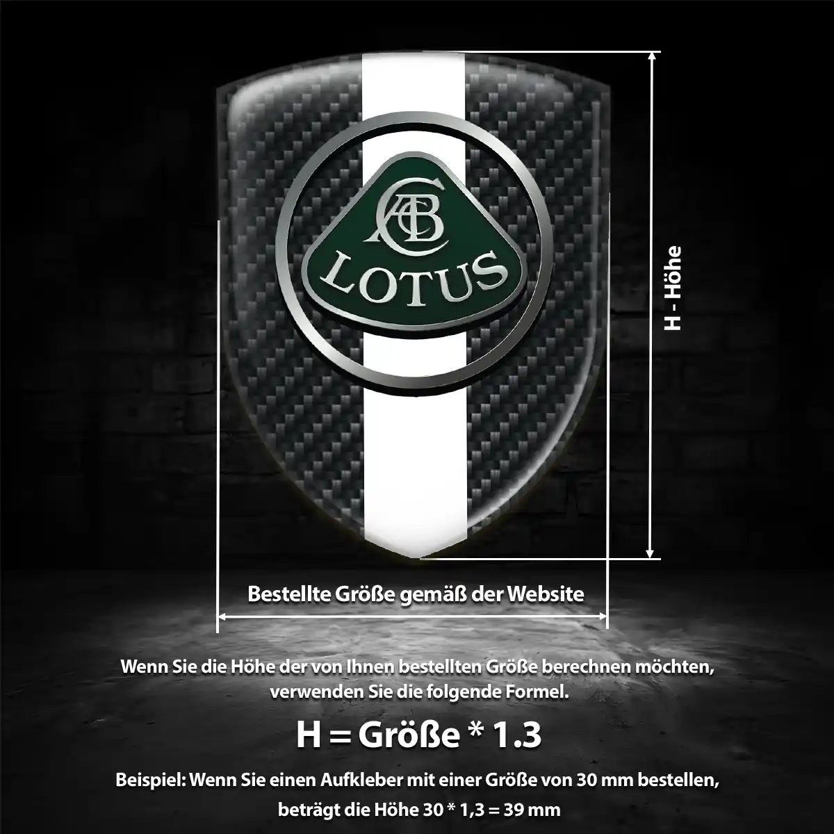 Lotus Emblem Wappen Ausdrucksstarkes Design
