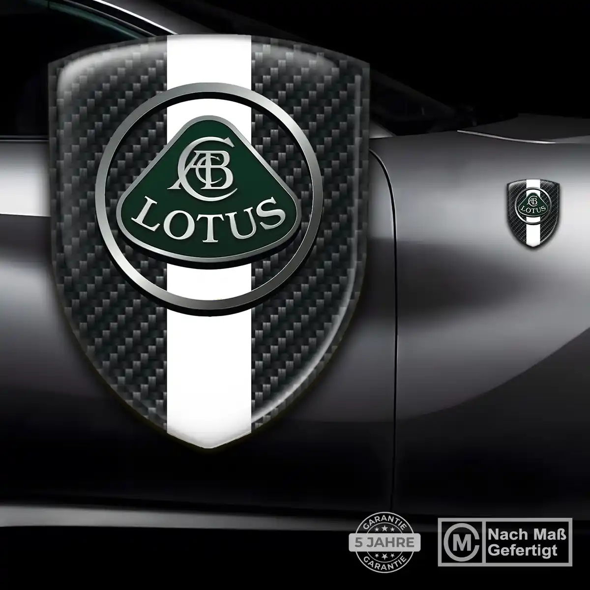 Lotus Emblem Wappen Ausdrucksstarkes Design