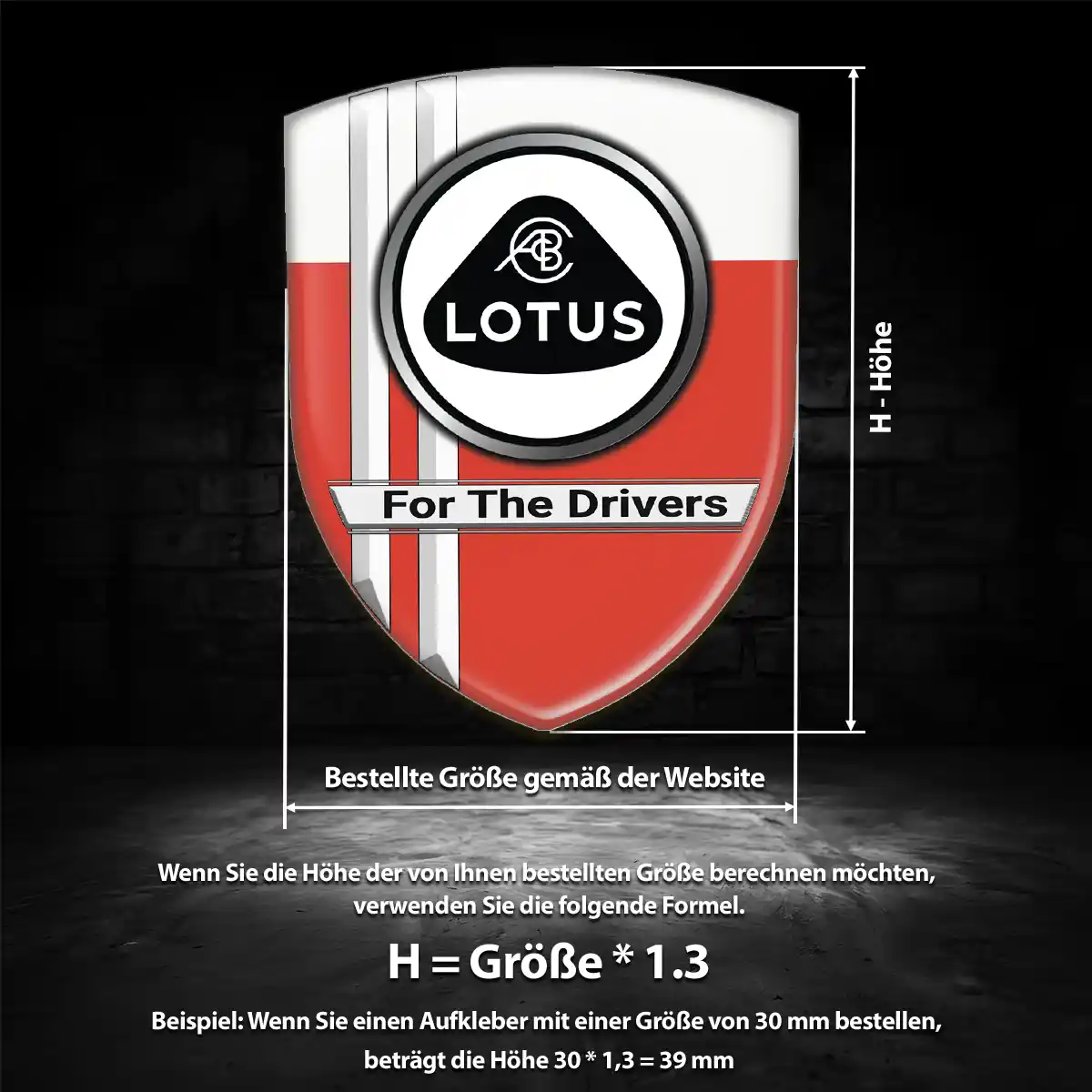 Lotus Emblem Wappen Auto Ausdrucksstarkes Design