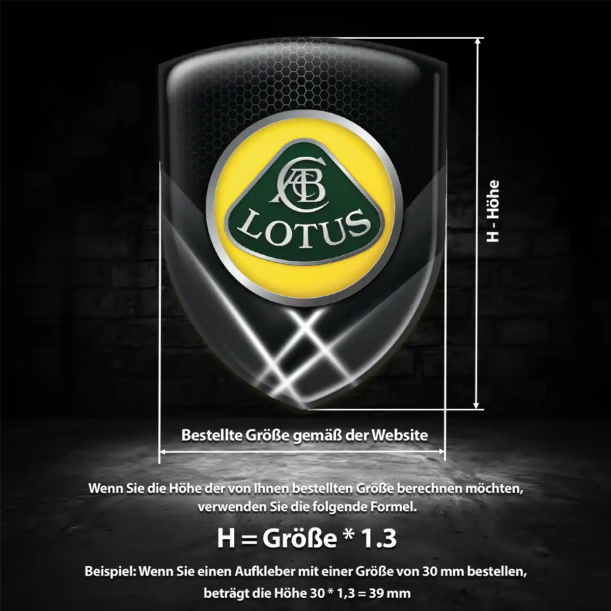 Lotus Emblem Wappen Auto Edles Design