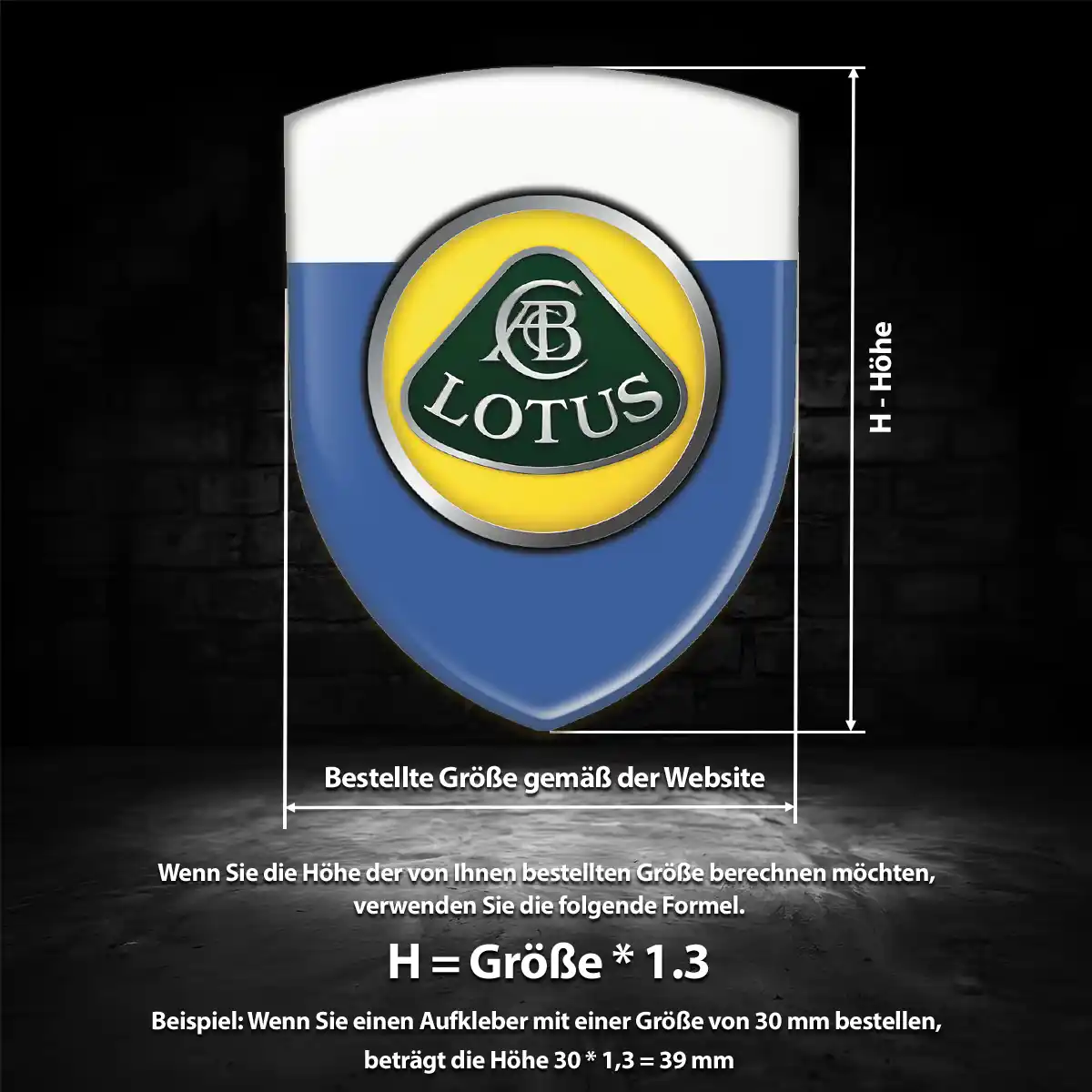 Lotus Emblem Wappen Auto Elegantes Design