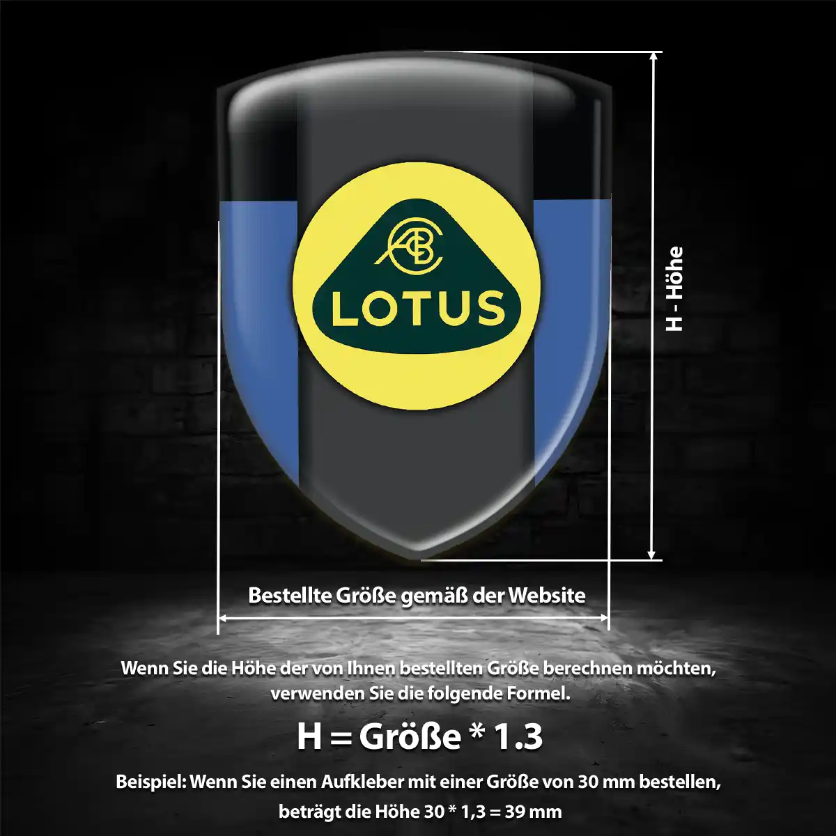 Lotus Emblem Wappen Auto Exterieurdesign