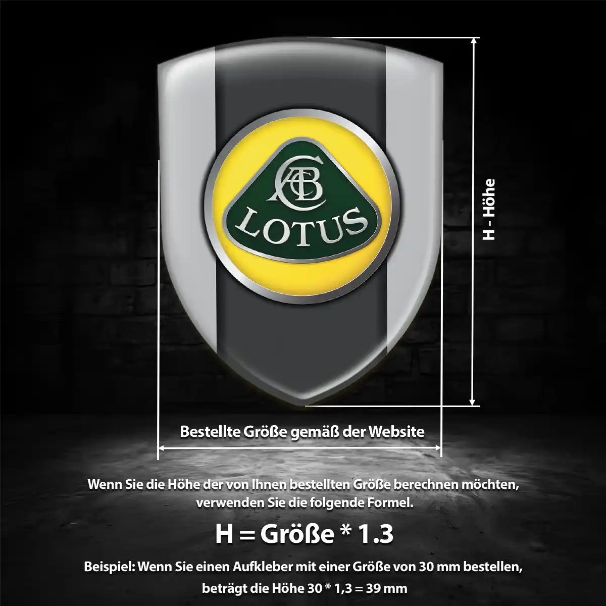 Lotus Emblem Wappen Auto Markenedition