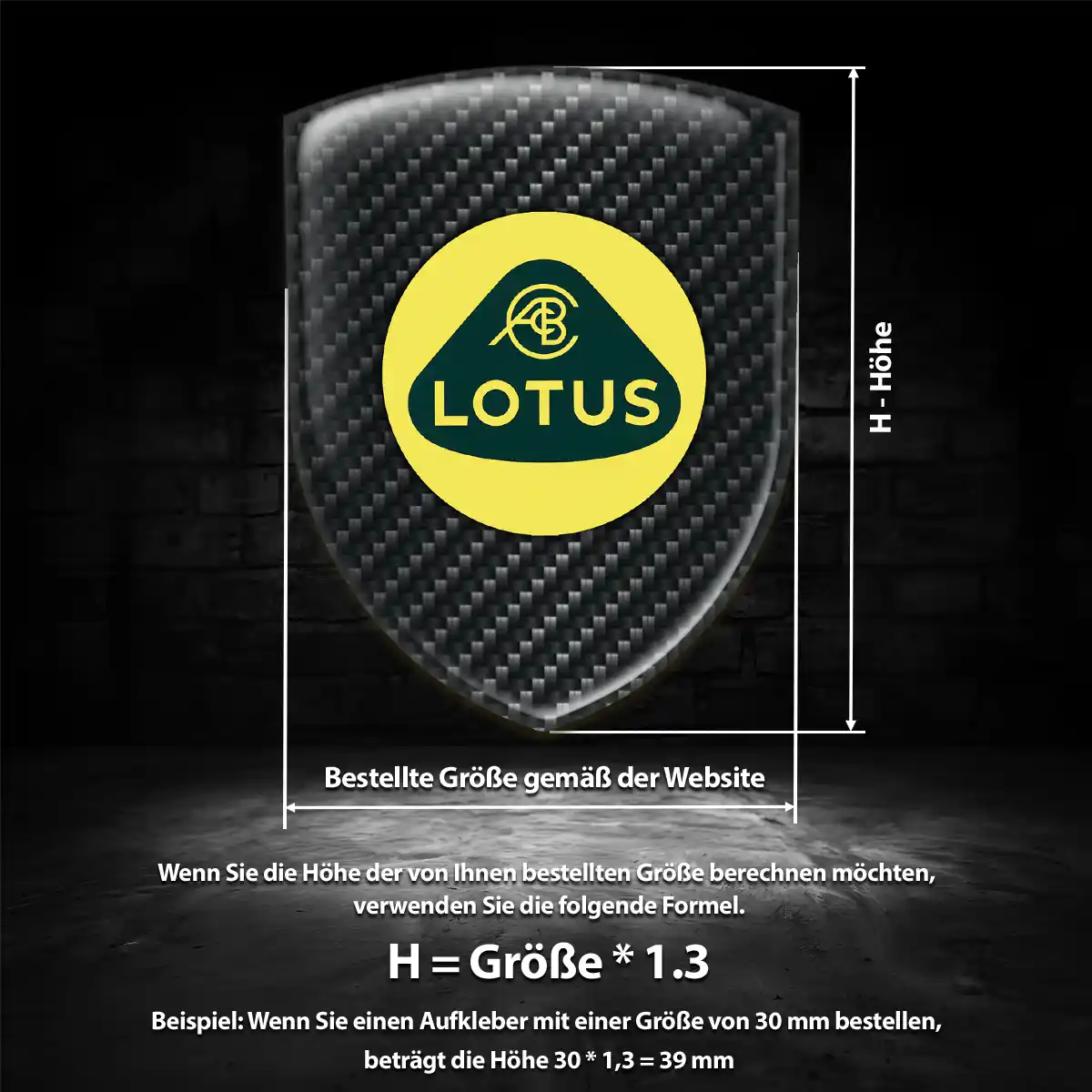 Lotus Emblem Wappen Auto Stilvolles Design