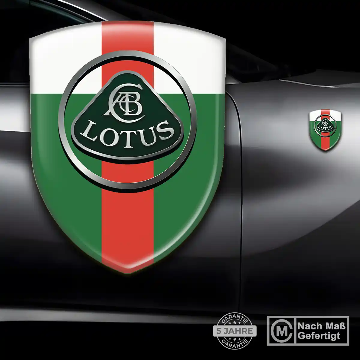 Lotus Emblem Wappen Edles Design