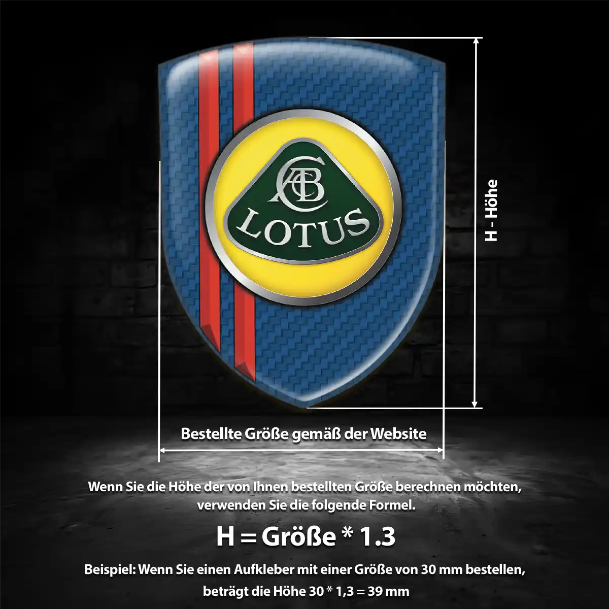 Lotus Emblem Wappen Elegantes Design