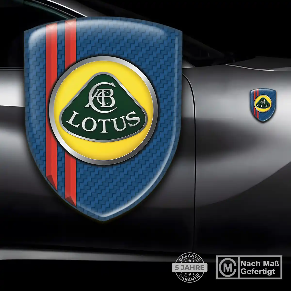 Lotus Emblem Wappen Elegantes Design