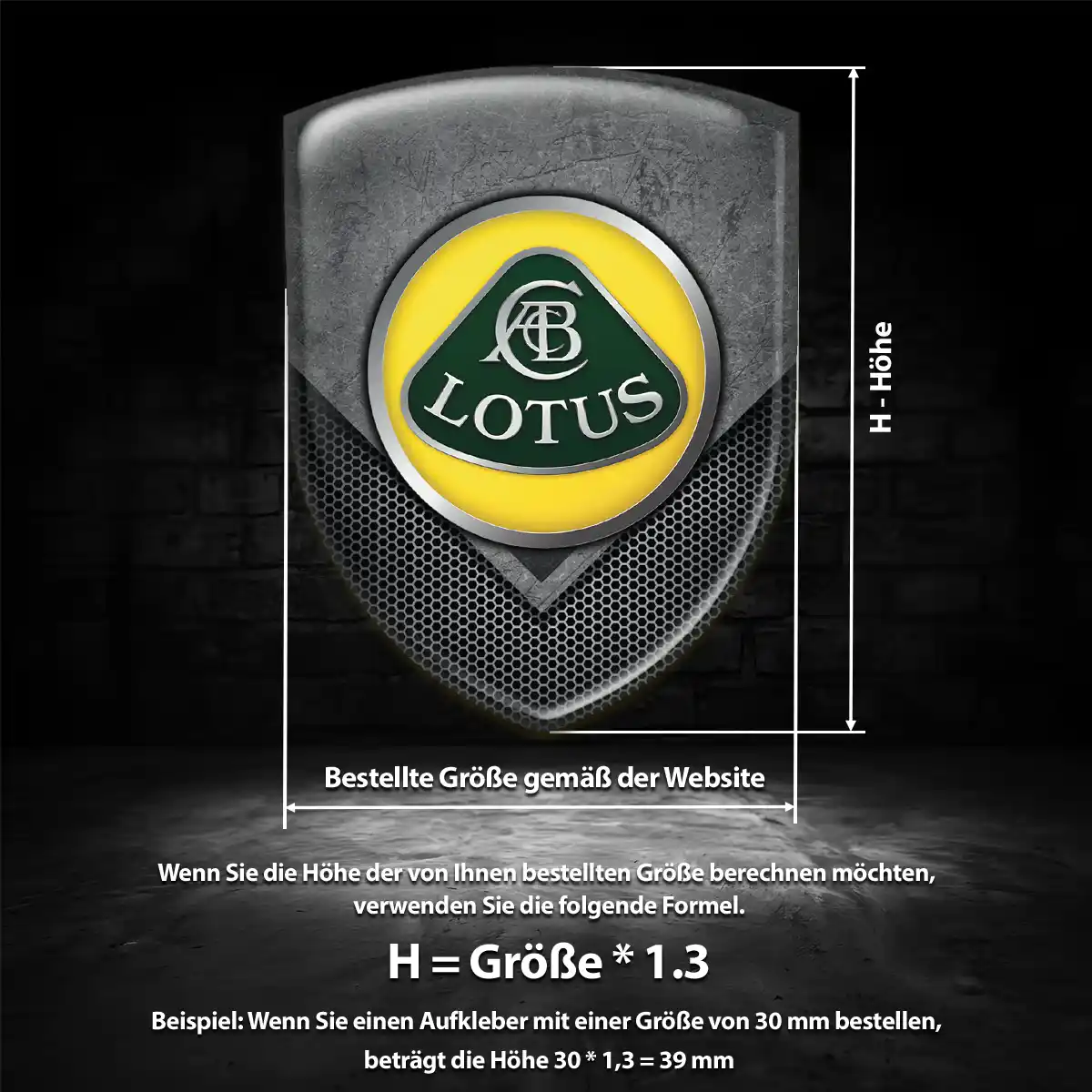 Lotus Emblem Wappen Exterieurdesign