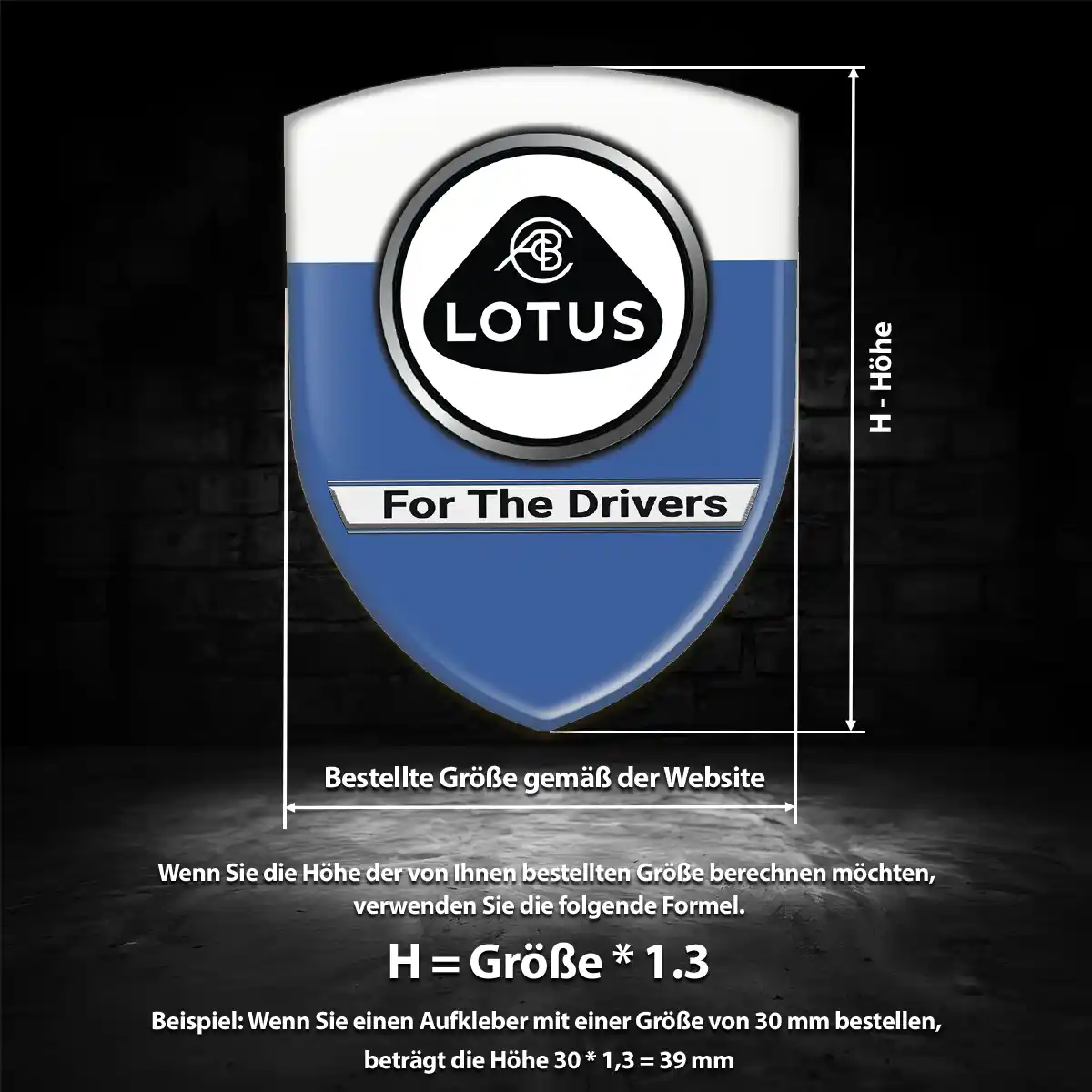 Lotus Emblem Wappen Interieurdesign