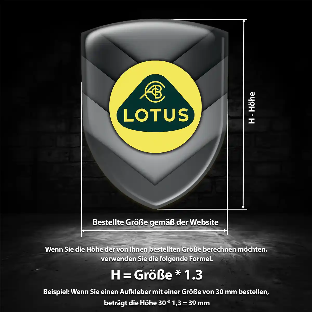 Lotus Emblem Wappen Markenedition