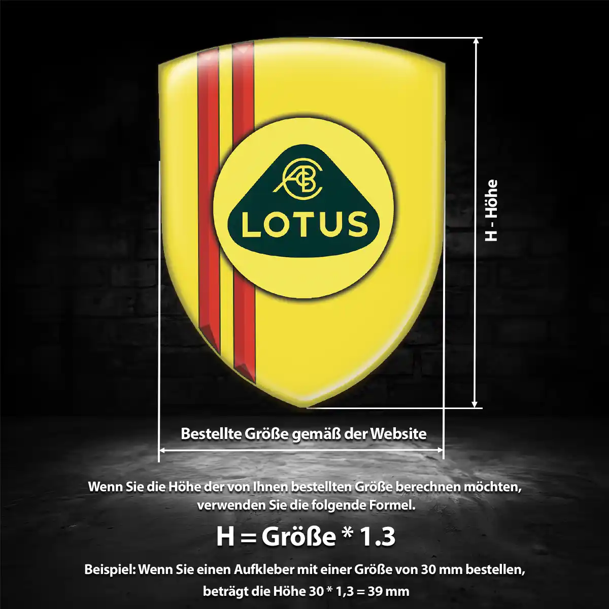 Lotus Emblem Wappen Modernes Design