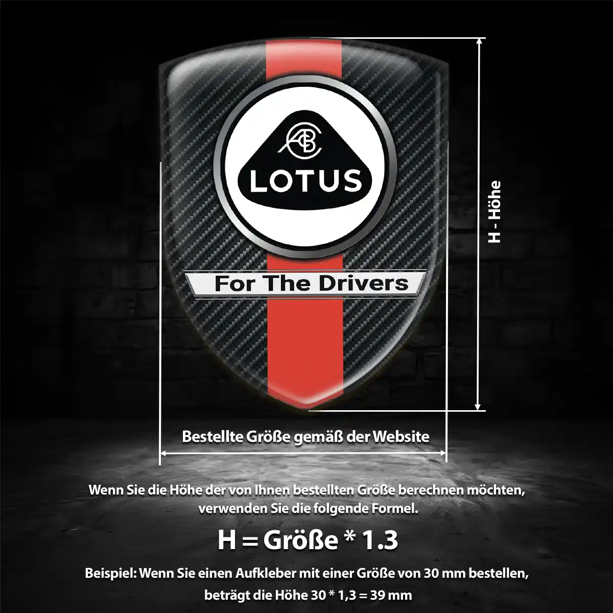 Lotus Embleme Auto Ausdrucksstarkes Design
