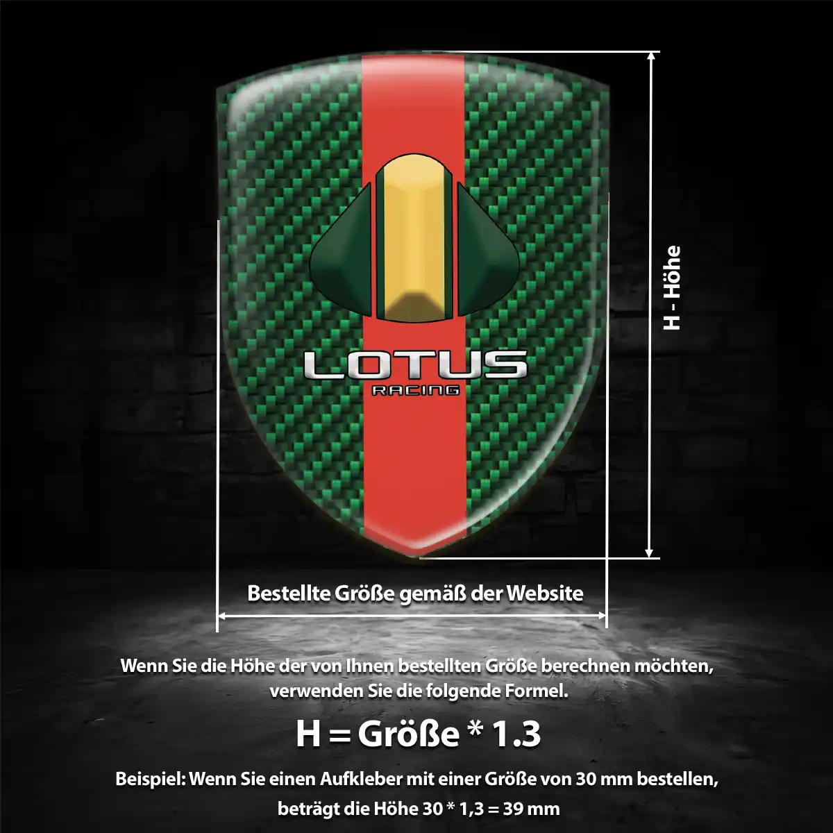 Lotus Embleme Auto Hochwertiges Harz