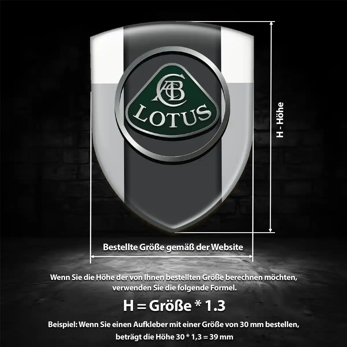 Lotus Embleme Auto Hohe Qualität