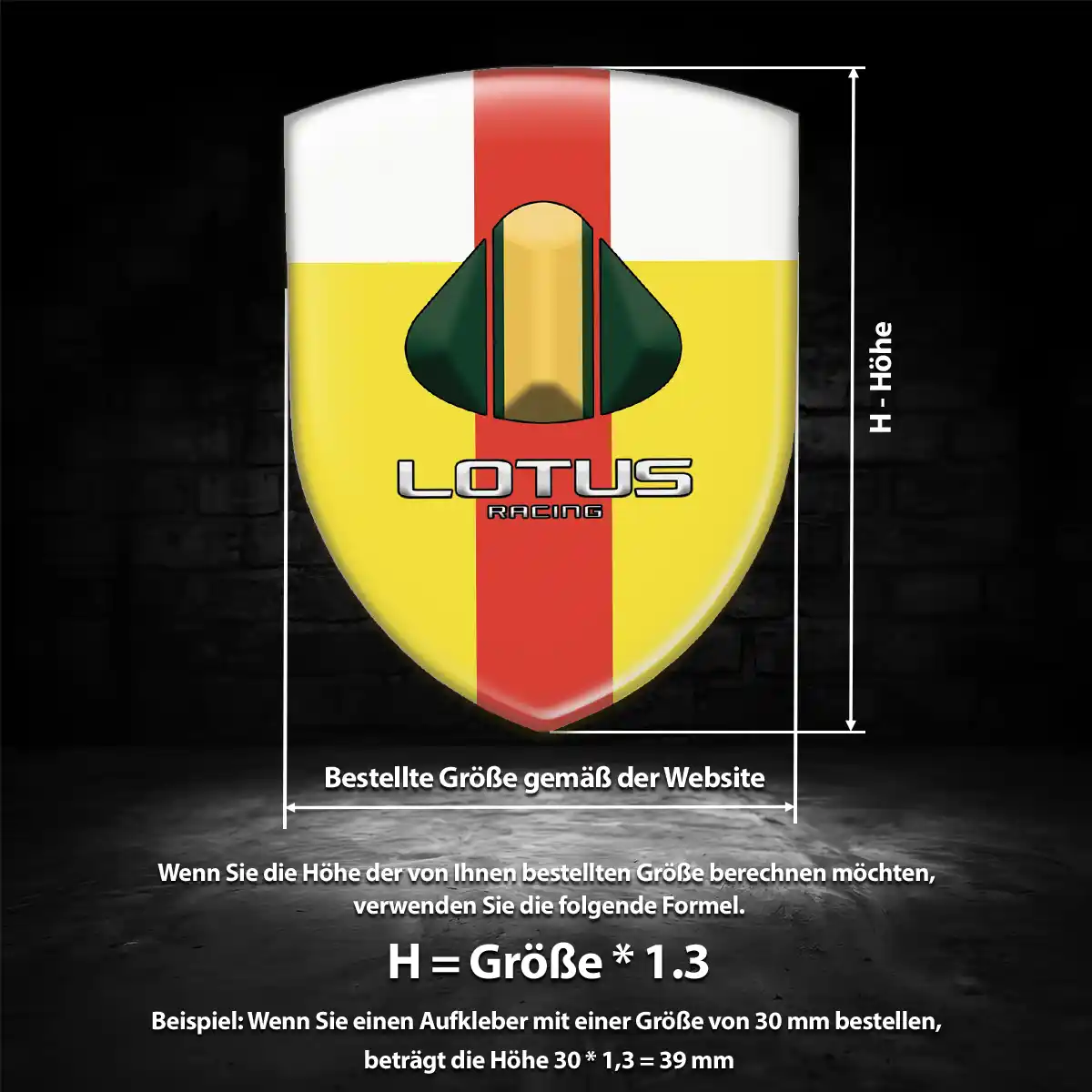 Lotus Embleme Auto Interieurdesign