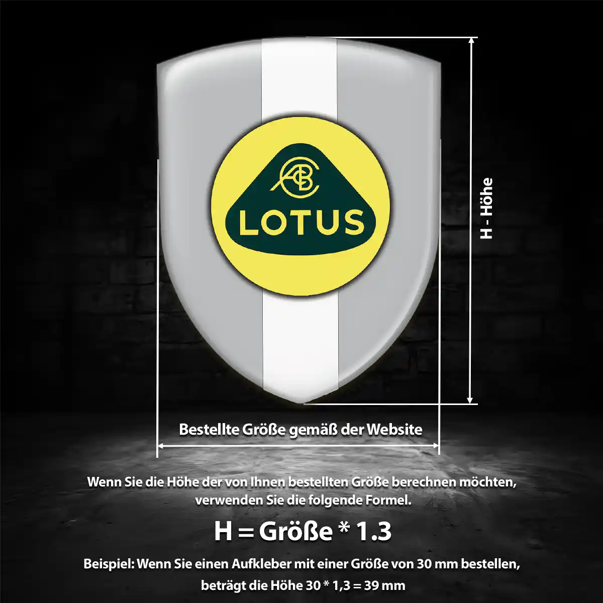 Lotus Embleme Auto Luxus-Edition
