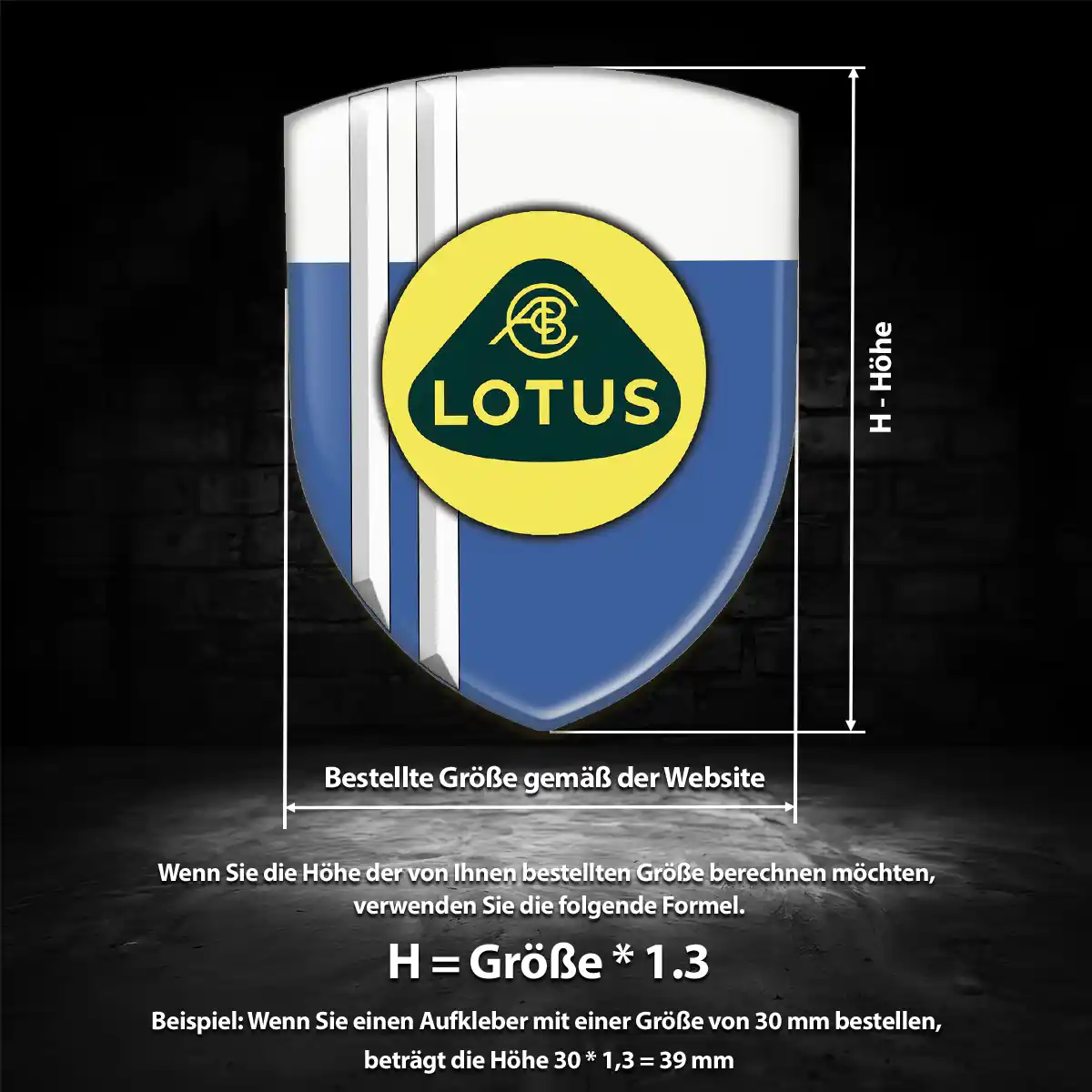 Lotus Embleme Auto Markenedition