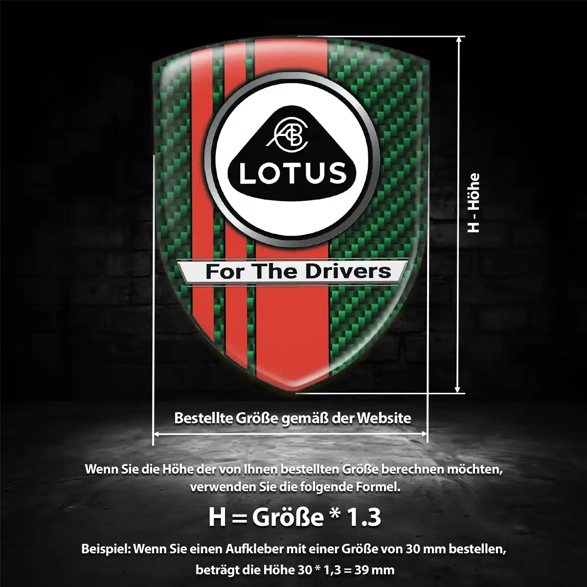 Lotus Embleme Auto Premiumqualität