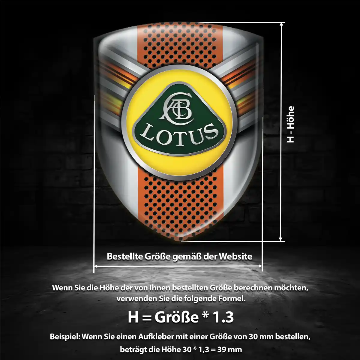 Lotus Embleme Auto Stilvolles Design