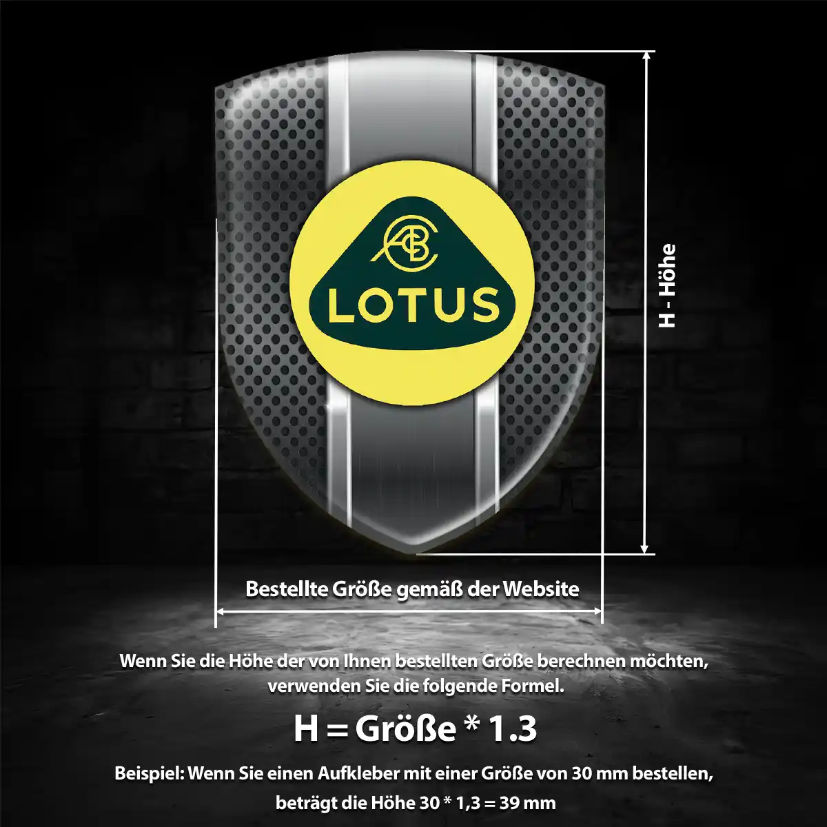Lotus Embleme Edles Design