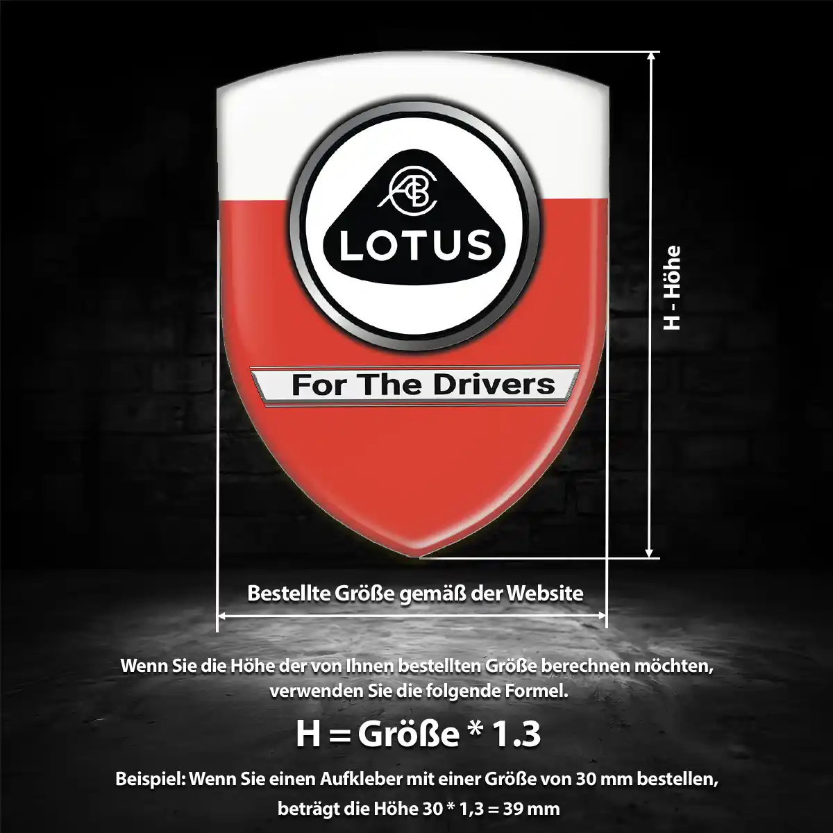 Lotus Embleme Hochwertiges Harz