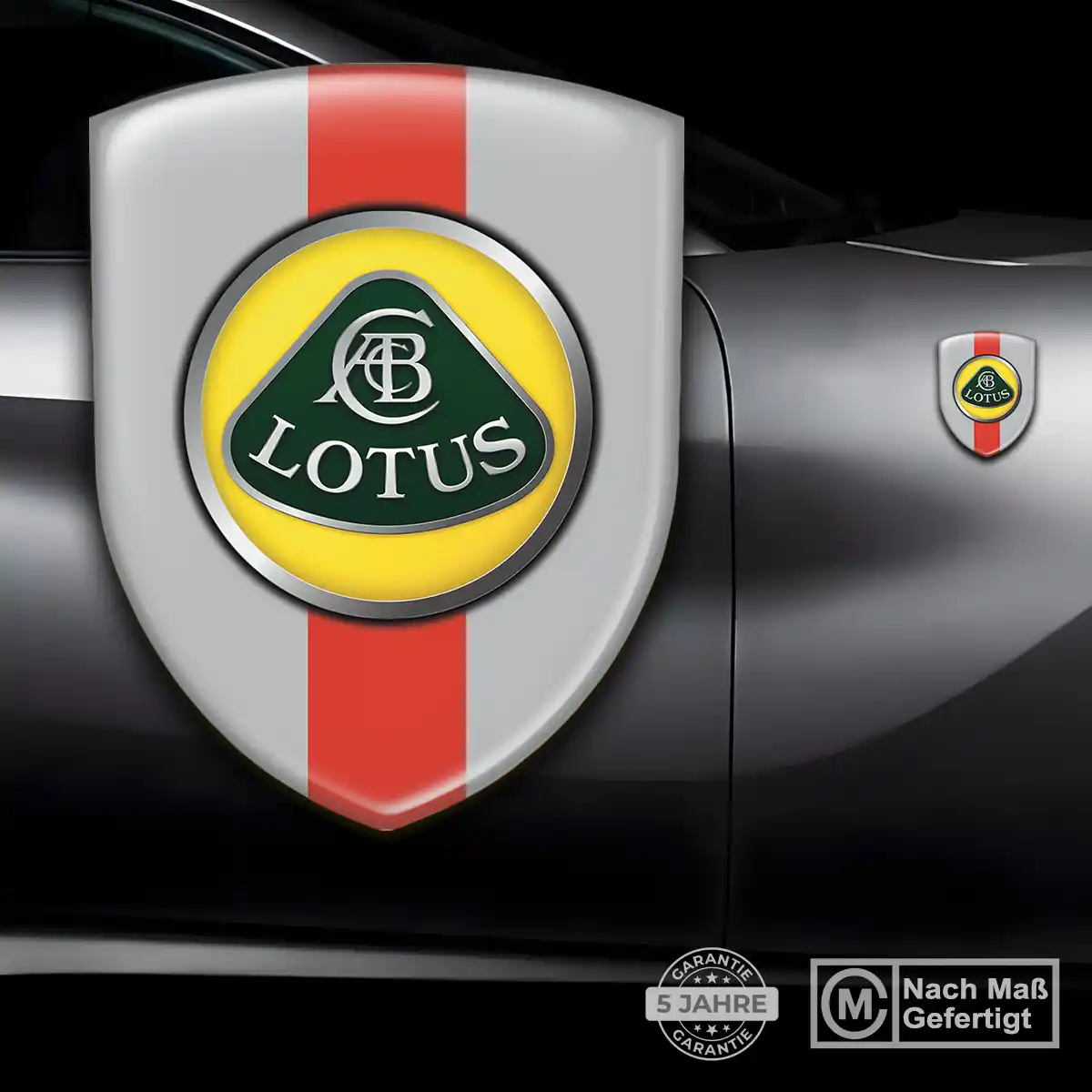 Lotus Embleme Silikon Aufkleber Ausdrucksstarkes Design