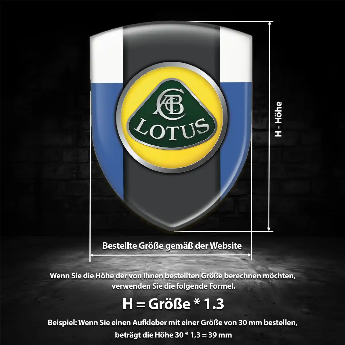 Lotus Embleme Silikon Aufkleber Auto Elegantes Design
