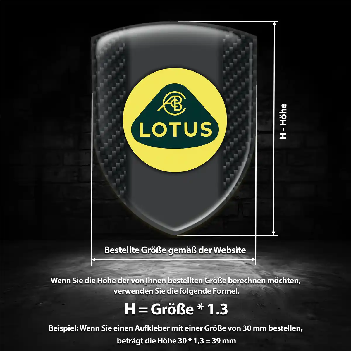 Lotus Embleme Silikon Aufkleber Auto Exterieurdesign