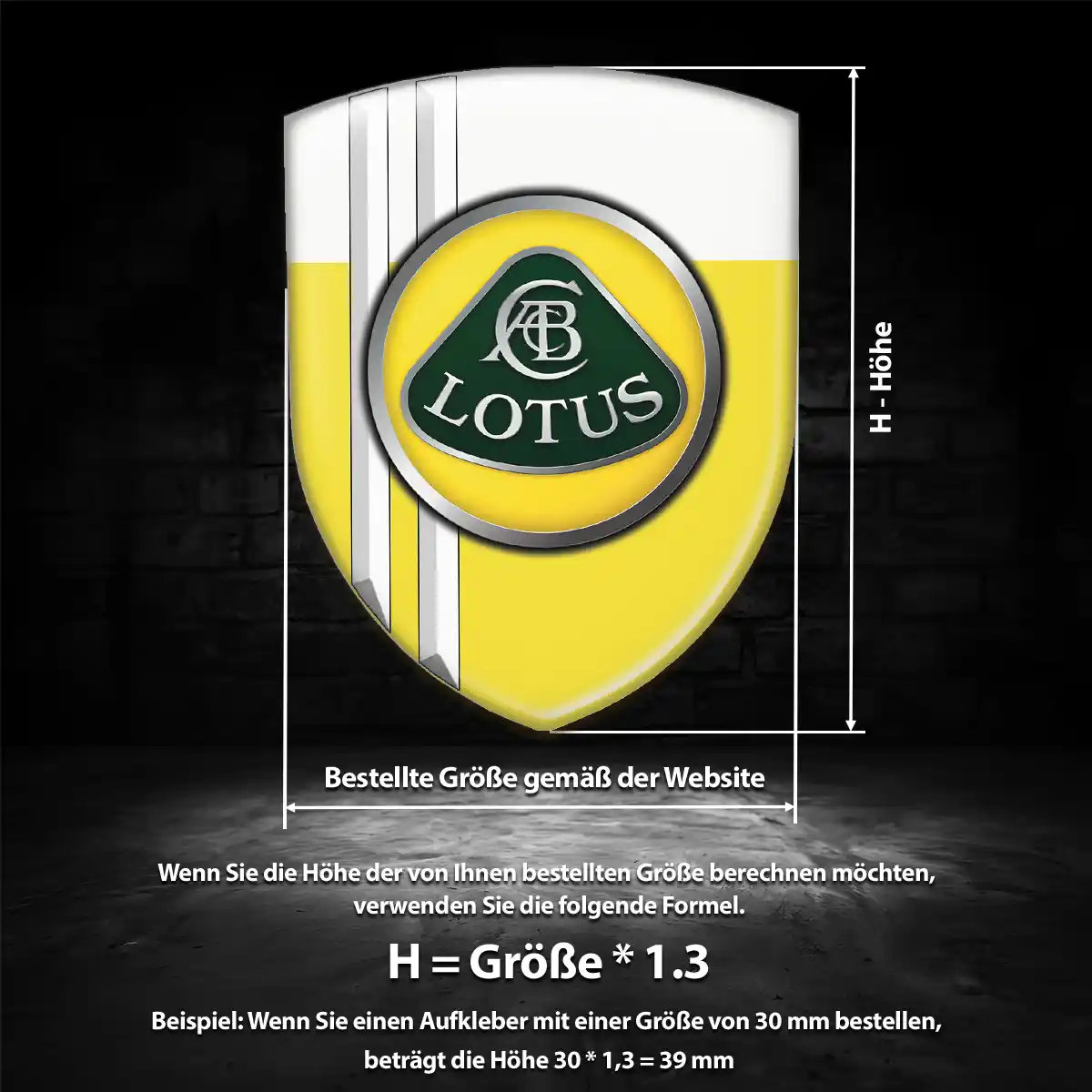 Lotus Embleme Silikon Aufkleber Auto Luxus-Edition