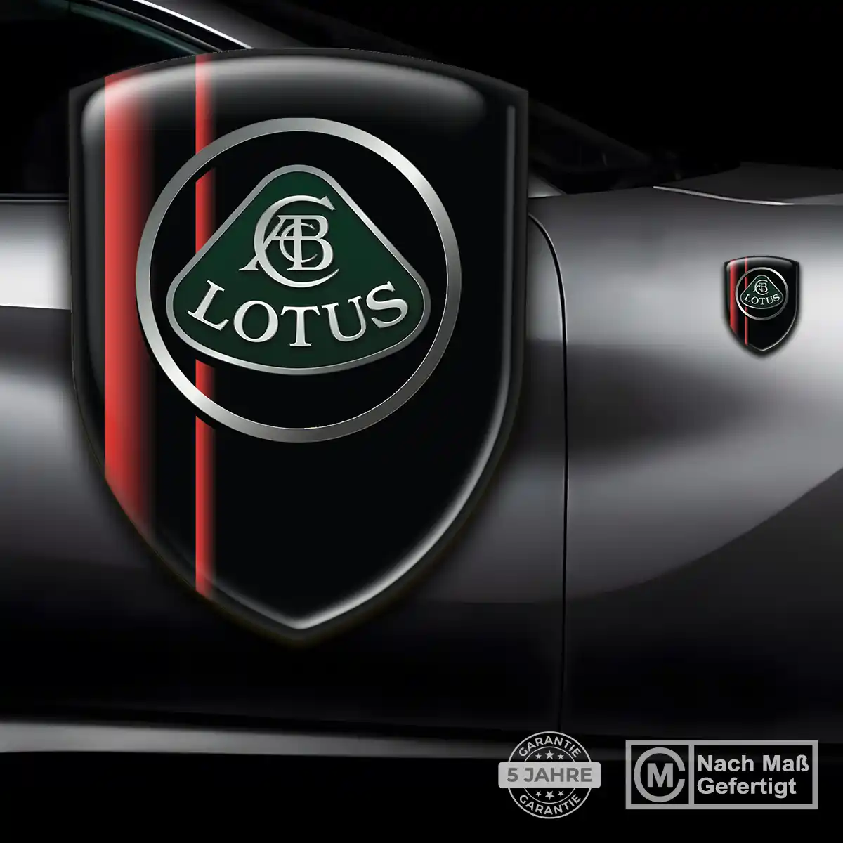 Lotus Embleme Silikon Aufkleber Auto Premium-Edition