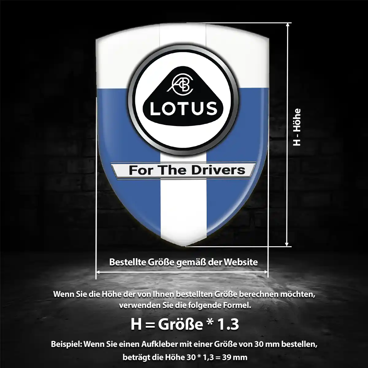 Lotus Embleme Silikon Aufkleber Auto Tuningfahrzeug